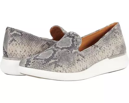 Лоферы Johnston & Murphy Dakota Slip-On, цвет Taupe Snake Print Suede