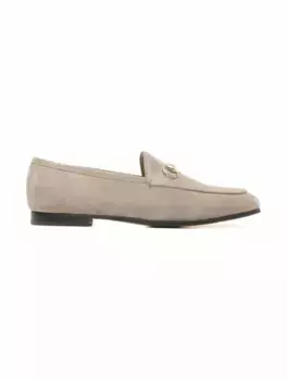 Лоферы Jordaan с пряжкой Horsebit Gucci, серый