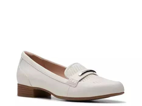 Лоферы Juliet Aster Loafer Clarks, белый