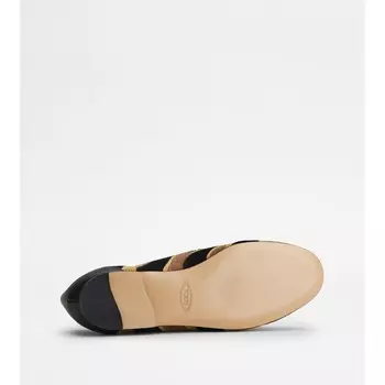 Лоферы Kate из ткани и кожи TOD's, мультиколор