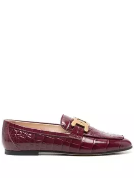 Лоферы Kate Tod's, красный