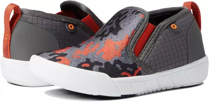 Лоферы Kicker II Slip-On Neo Camo Bogs, цвет Gray Multi