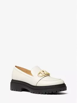 Лоферы кожаные Michael Michael Kors Parker Leather, бежевый