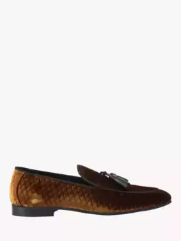 Лоферы Kurt Geiger London Henry Quilted Velvet Tassel, цвет tan