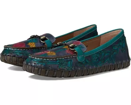 Лоферы L'Artiste by Spring Step Delavigne, цвет Teal Multi