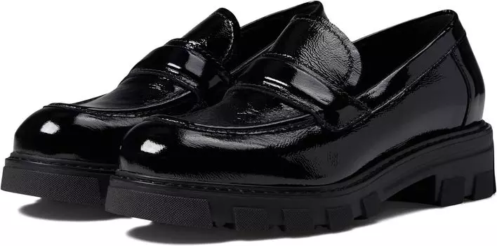 Лоферы La Canadienne Douglas, цвет Black Crinkle Patent