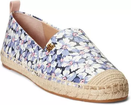 Лоферы LAUREN Ralph Lauren Cameryn III Espadrilles Flat, цвет Blue/Cream/Pink/Light Pink