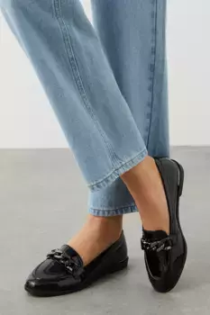 Лоферы Leila с цепочкой Dorothy Perkins, черный