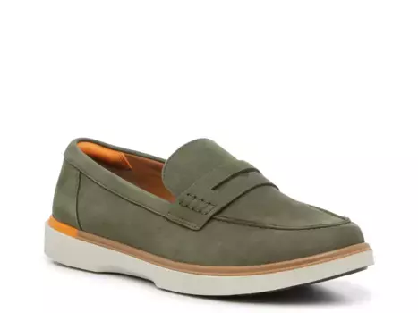 Лоферы Leo Penny Loafer Hush Puppies, оливково-зеленый