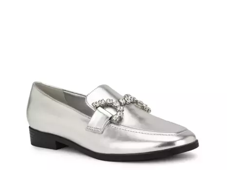 Лоферы Lilpa Loafer Nine West, серебряный/металлик