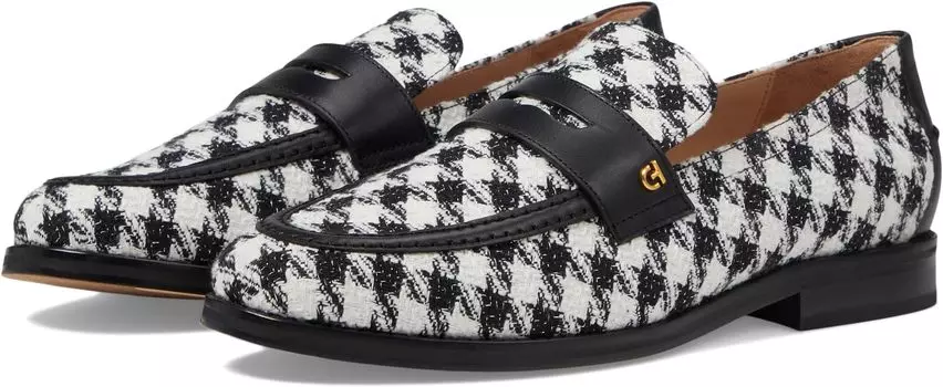 Лоферы Lux Pinch Penny Loafer Cole Haan, цвет Metallic Houndstooth Textile