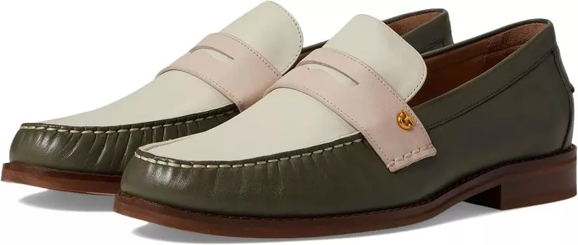Лоферы Lux Pinch Penny Loafer Cole Haan, цвет Tea Leaf/Egret/Rosewater Leather