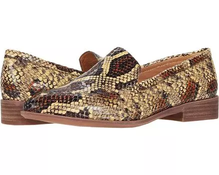 Лоферы Madewell Frances Loafer in Snake, цвет Burnt Clay Multi