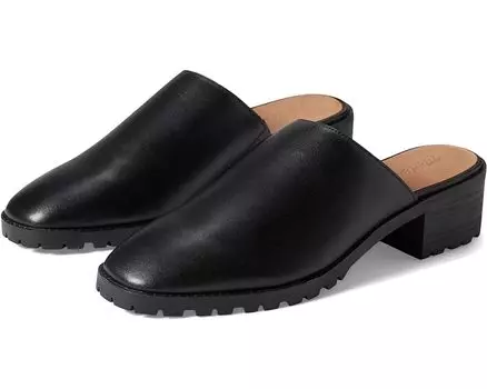 Лоферы Madewell The Mindy Lugsole Mule in Leather, реальный черный