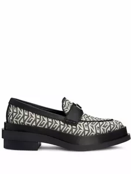 Лоферы Malick с монограммой Giuseppe Zanotti, черный