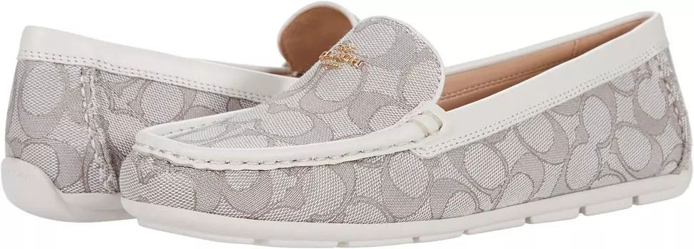 Лоферы Marley Driver COACH, цвет Stone/Chalk Jacquard