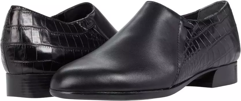 Лоферы Marteen Munro, цвет Black Leather/Croc