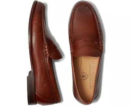 Лоферы Martin Dingman Maxwell Penny, цвет Whiskey