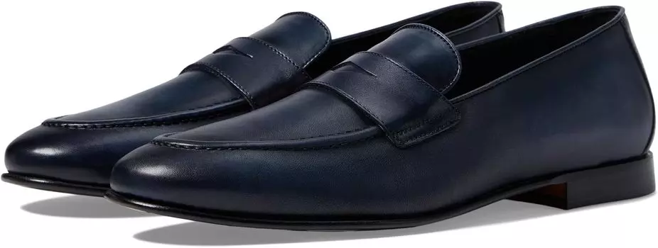 Лоферы Massimo Matteo Corazzano Penny Loafer, темно-синий