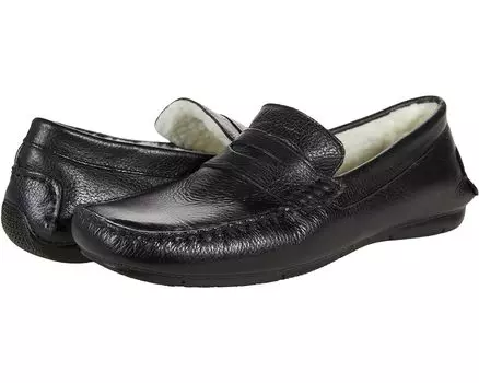 Лоферы Massimo Matteo Faux Fur Penny Loafer, черный