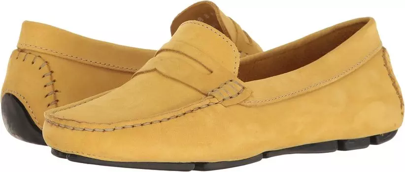 Лоферы Massimo Matteo Penny Keeper, цвет Amarelo Nubuck