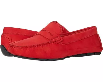 Лоферы Massimo Matteo Penny Keeper, цвет Flame Red Nubuck