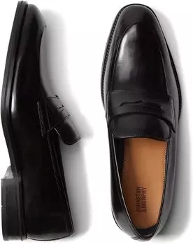 Лоферы Meade Penny Johnston & Murphy, цвет Black Italian Calfskin