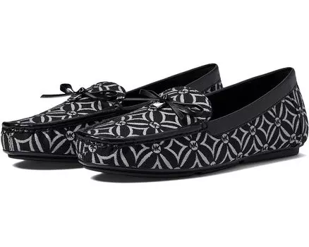 Лоферы Michael Kors Juliette Moc, цвет Black/Light Cream
