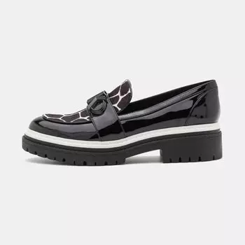 Лоферы Michael Kors Parker Lug, черный/белый