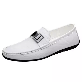 Лоферы мужские белый Reivantix