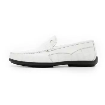 Лоферы мужские белый Satchi