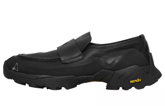 Лоферы мужские черные Roa