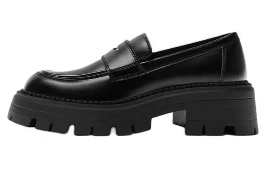 Лоферы мужские черные Zara