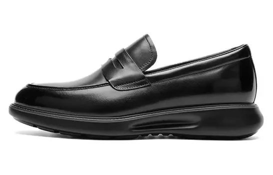 Лоферы мужские черный Aokang