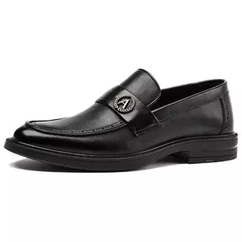 Лоферы мужские черный Aokang