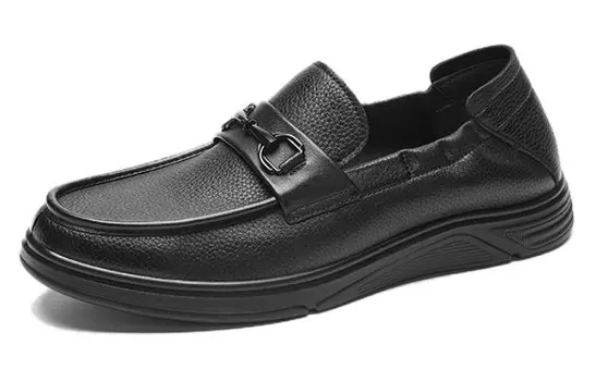 Лоферы мужские черный Aokang