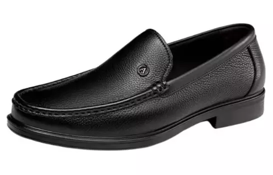 Лоферы мужские черный Aokang