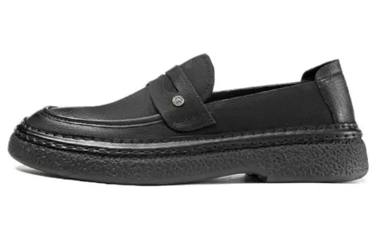 Лоферы мужские черный Aokang