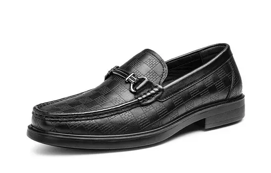 Лоферы мужские черный Aokang