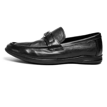 Лоферы мужские черный Brounvanm