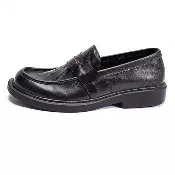 Лоферы мужские черный Brounvanm