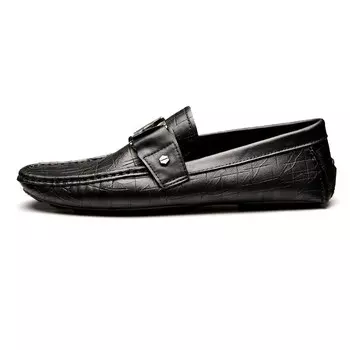 Лоферы мужские черный Brounvanm