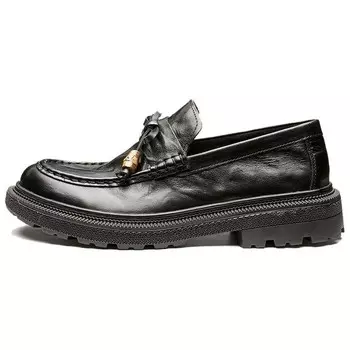 Лоферы мужские черный Brounvanm