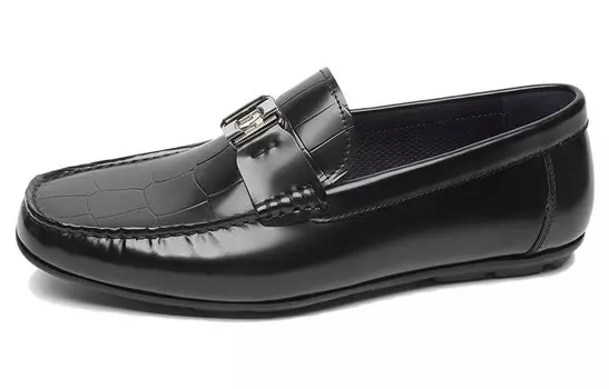 Лоферы мужские черный Crown