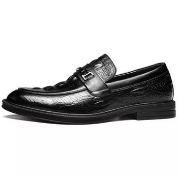 Лоферы мужские черный Fapai