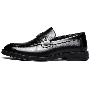 Лоферы мужские черный Fapai