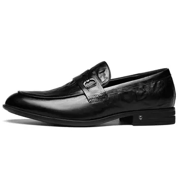 Лоферы мужские черный Fapai