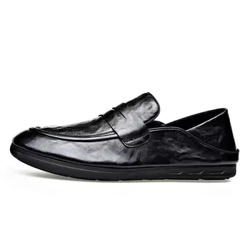 Лоферы мужские черный Gzz