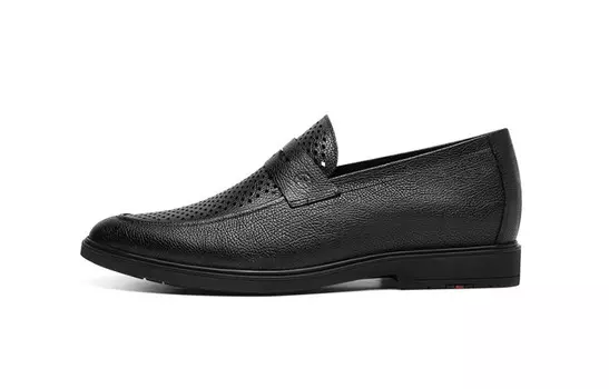 Лоферы мужские черный He Jinchang