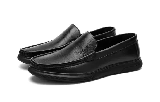 Лоферы мужские черный Hla